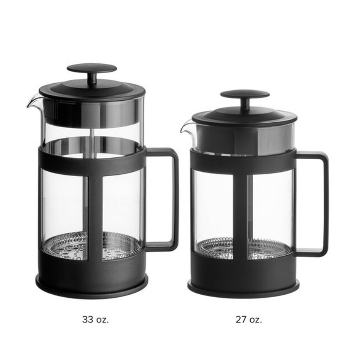 Glass Black French Coffee Press